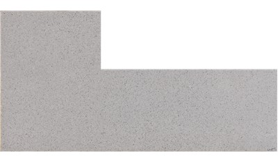 Peppercorn White 2cm Standard Size Polished Quartz MSI