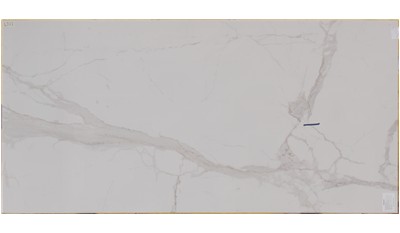 Calacatta Super White 12mm Standard Size Polished Porcelain Bedrosians