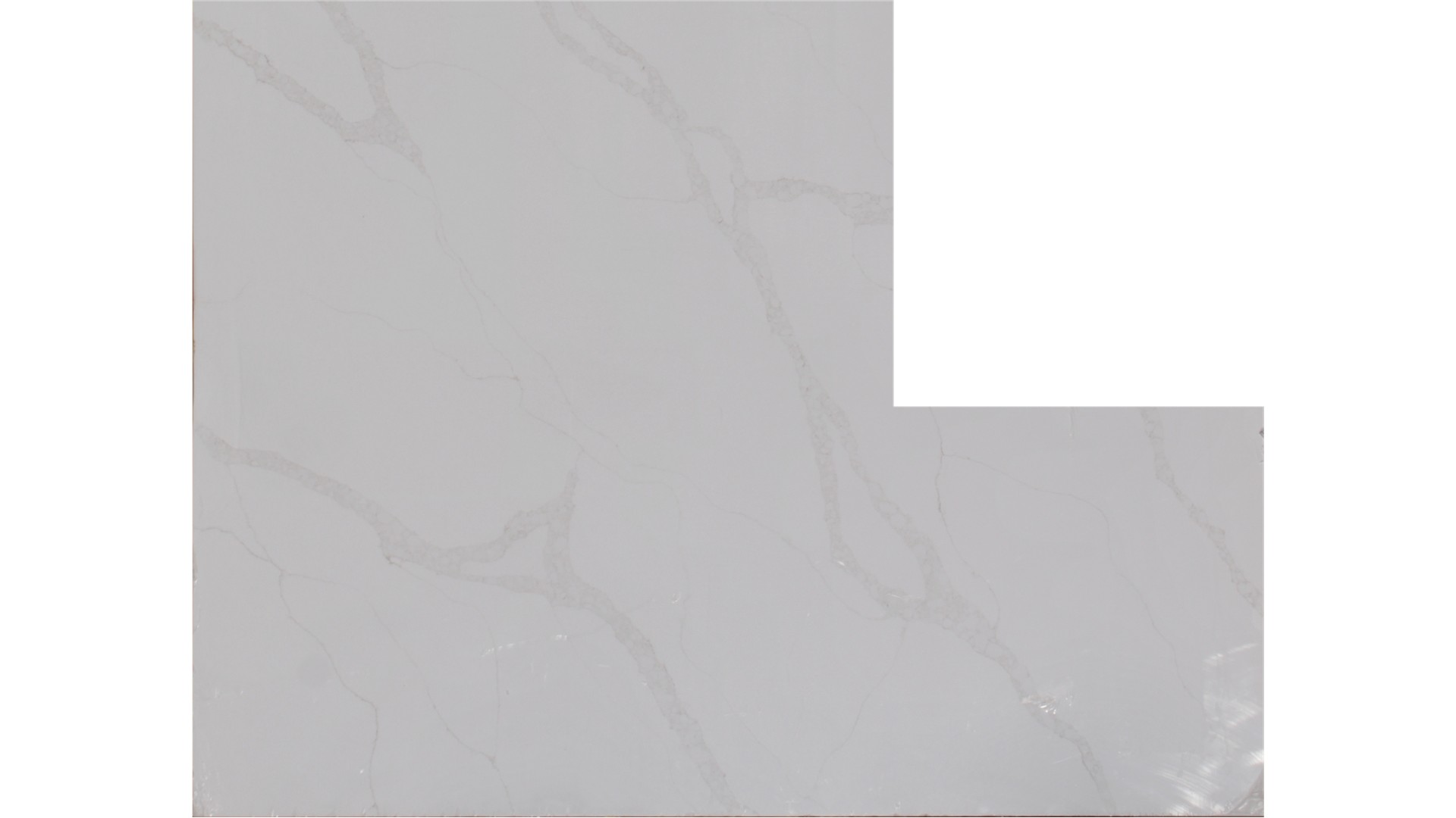 Calacatta Elysio 3cm Standard Size Polished Quartz MSI Slabs