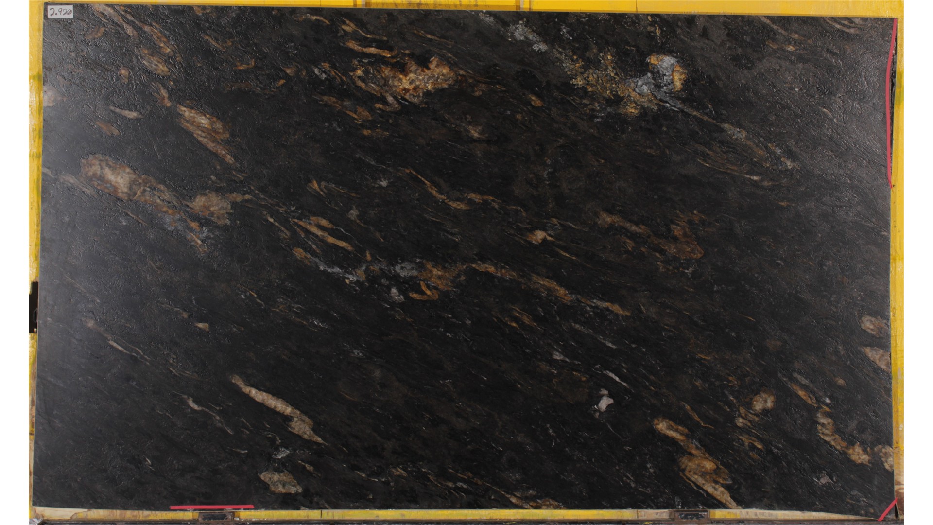 Titanium Gold 3cm Standard Size LEATHERED/BRUSHED Granite Slabs