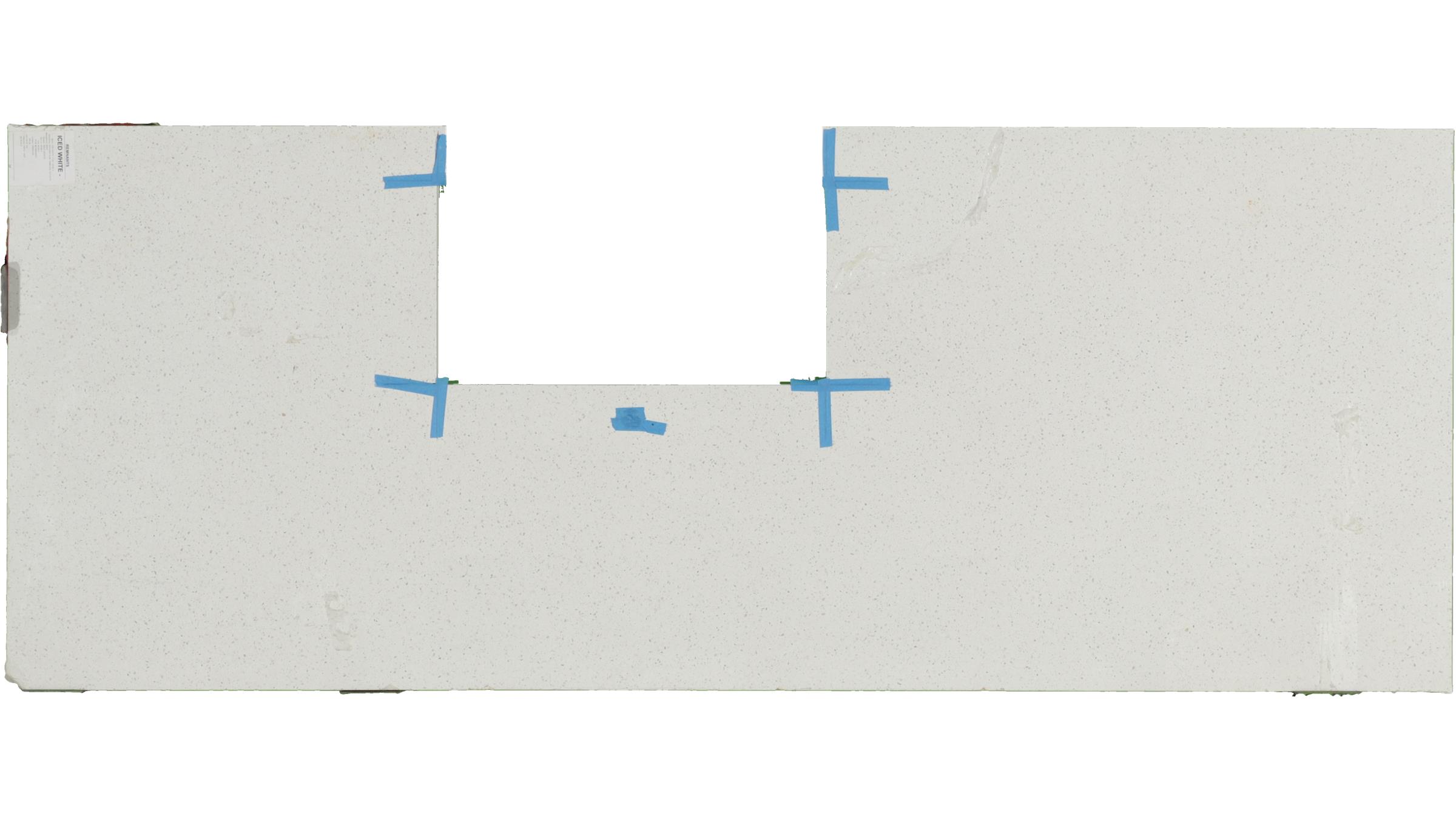 Iced White Quartz Slabs