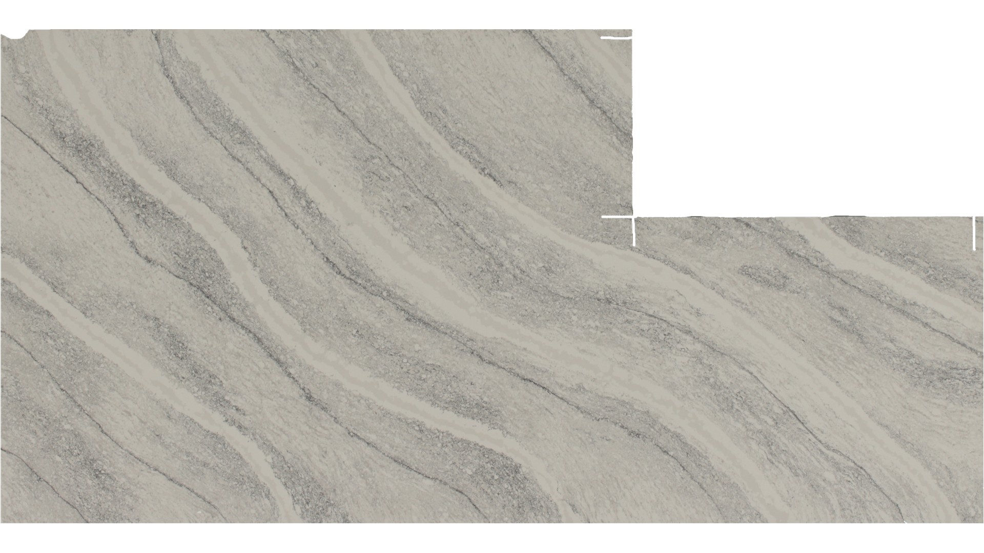 Branco Gris Quartz Slabs