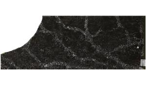 Negro  rallado Quartz