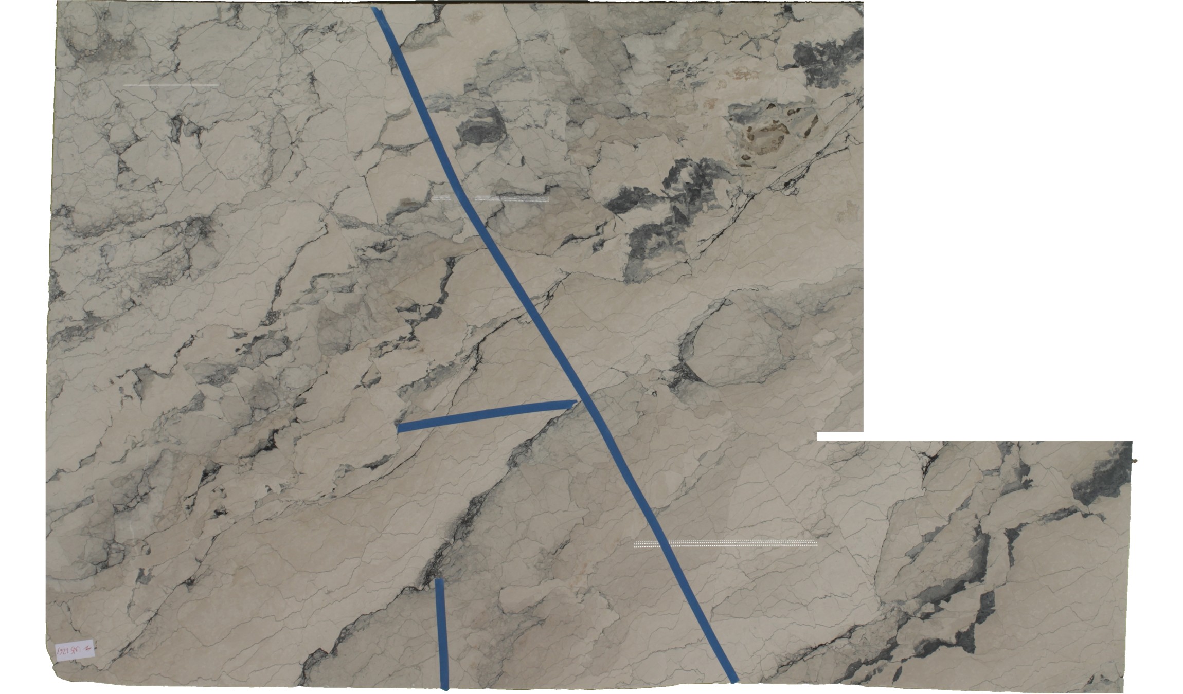 White Camouflage Quartzite Slabs