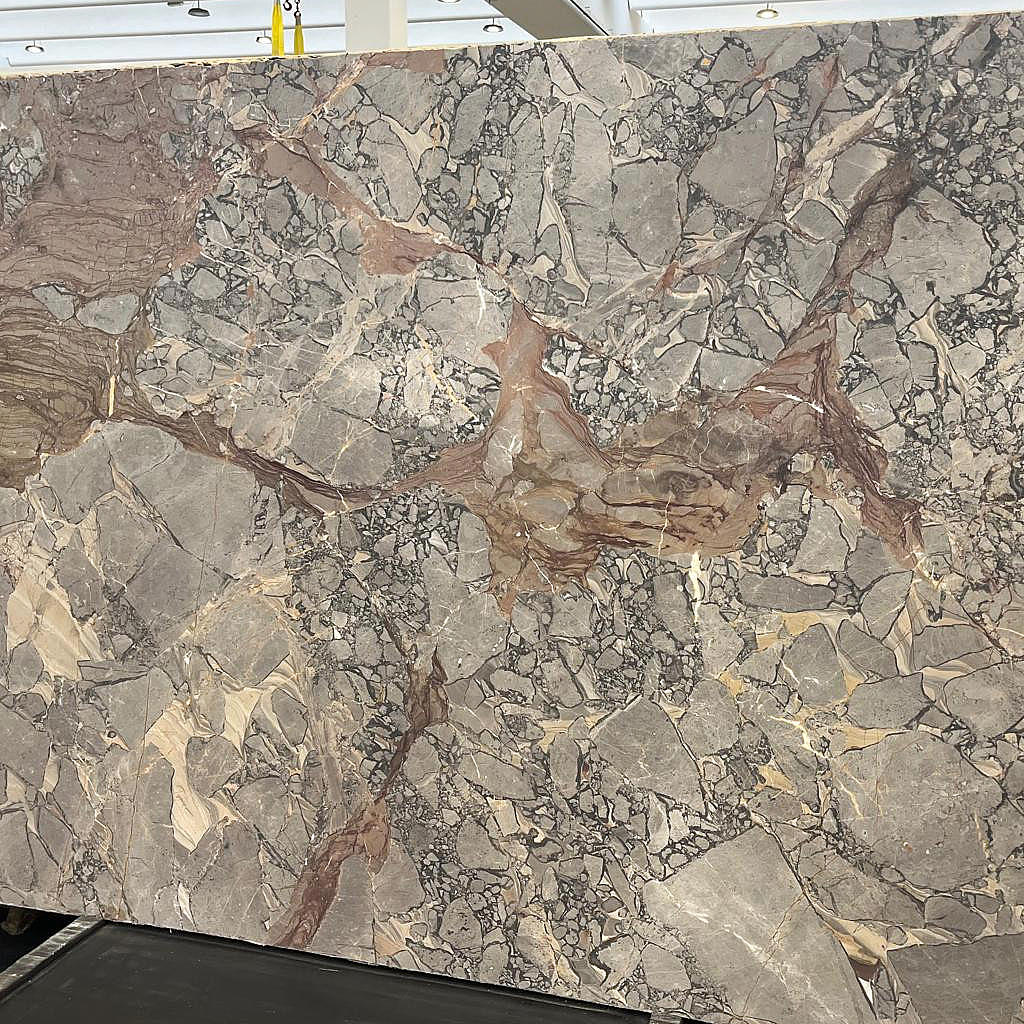 BRECHE SARRANCOLIN HONED Marble Slabs