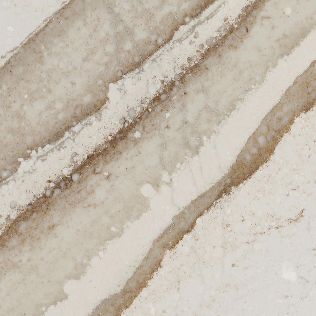 Brittanicca Gold Warm High Gloss Cambria Quartz Slabs